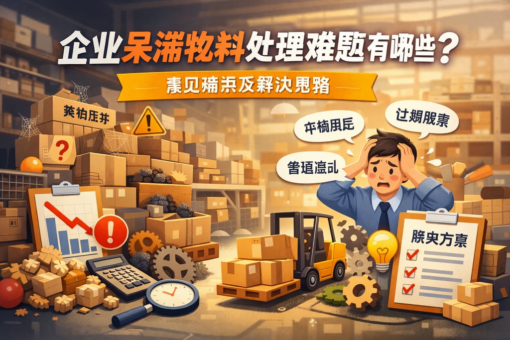 企业呆滞物料处理难题有哪些？常见痛点及解决思路