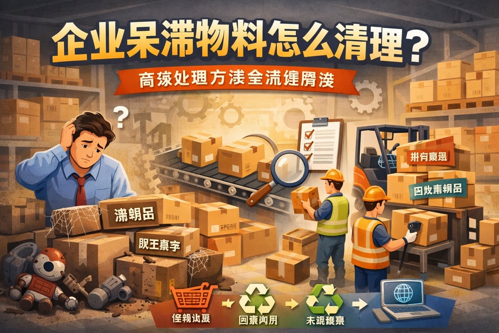 企业呆滞物料怎么清理？高效处理方法全流程解读