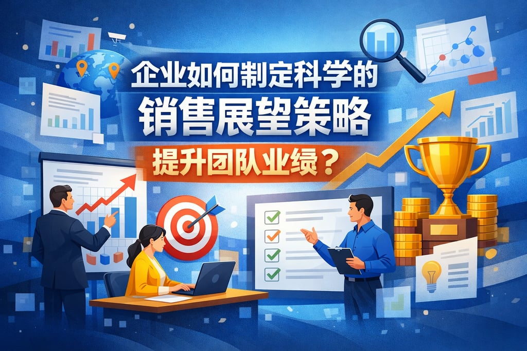企业如何制定科学的销售展望策略，提升团队业绩？