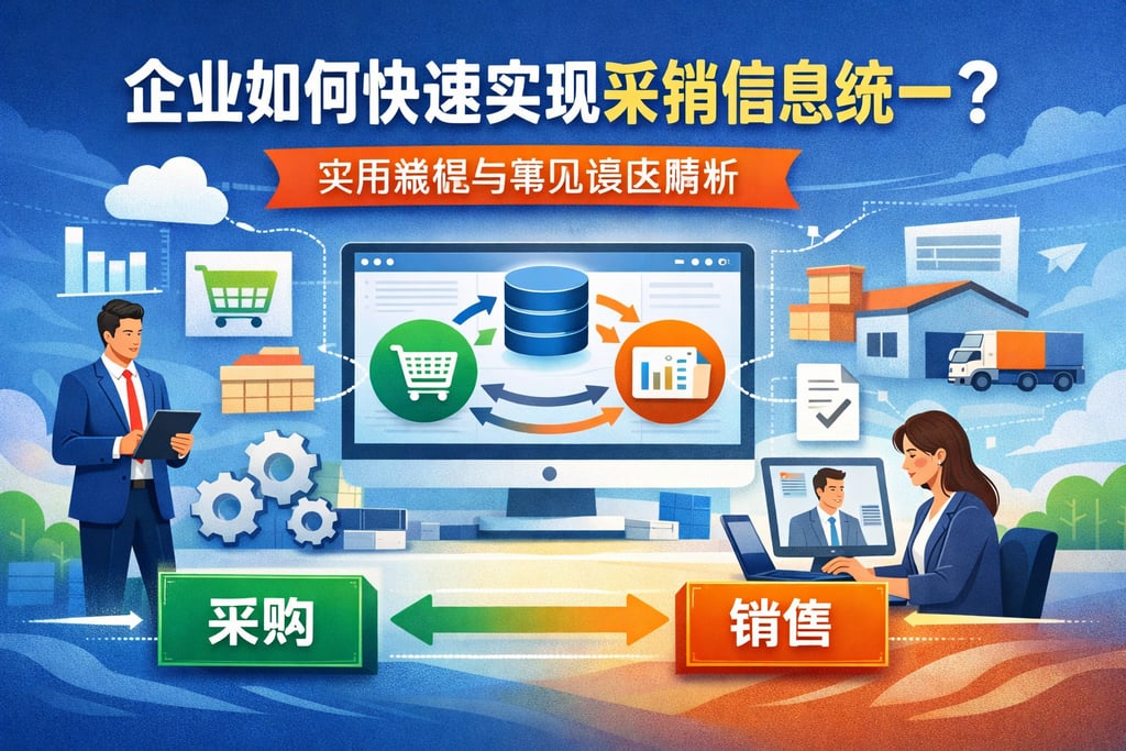 企业如何快速实现采销信息统一？实用流程与常见误区解析