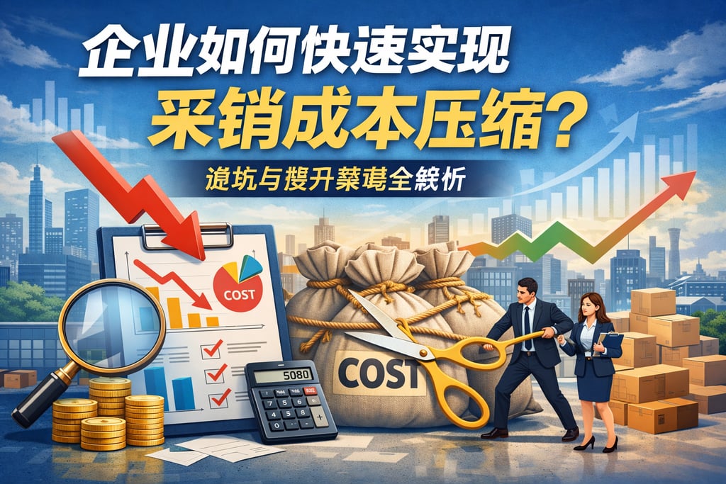 企业如何快速实现采销成本压缩？避坑与提升策略全解析