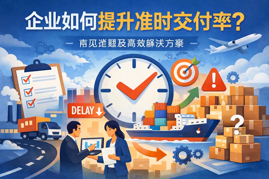 企业如何提升准时交付率？常见难题及高效解决方案