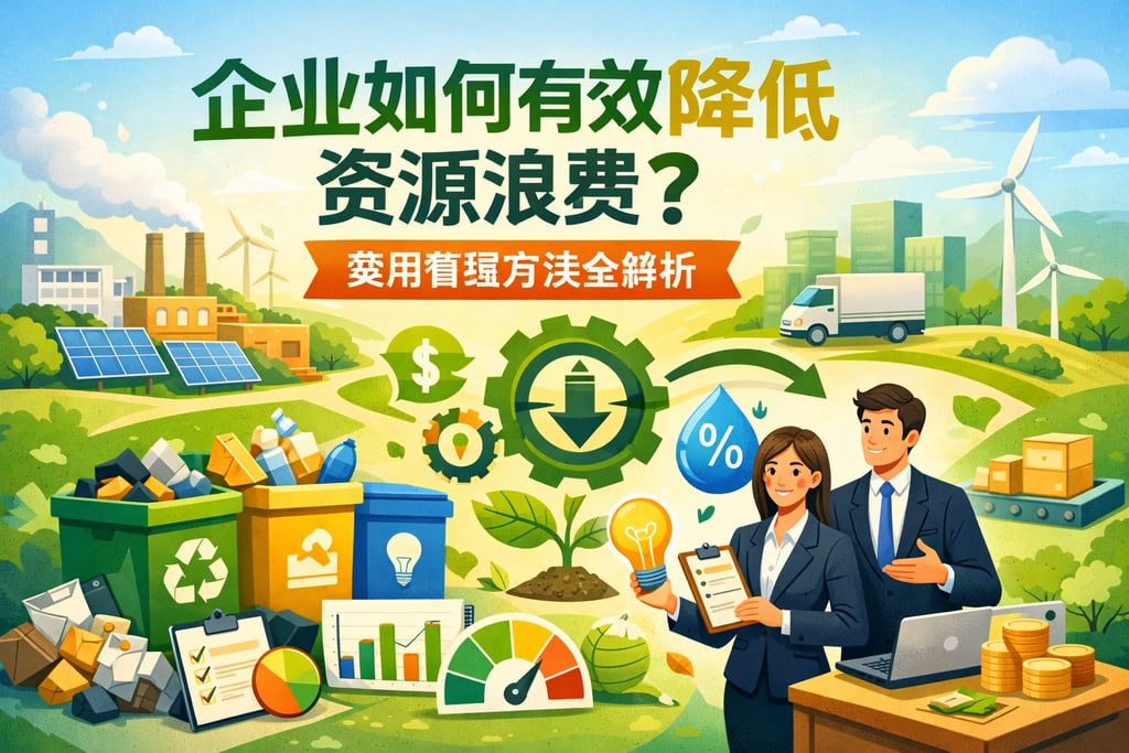 企业如何有效降低资源浪费？实用管理方法全解析