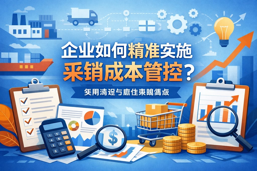 企业如何精准实施采销成本管控？实用流程与最佳策略盘点