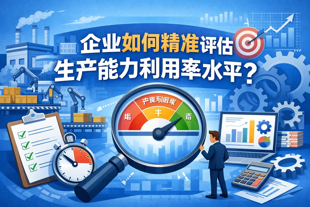 企业如何精准评估生产能力利用率水平？