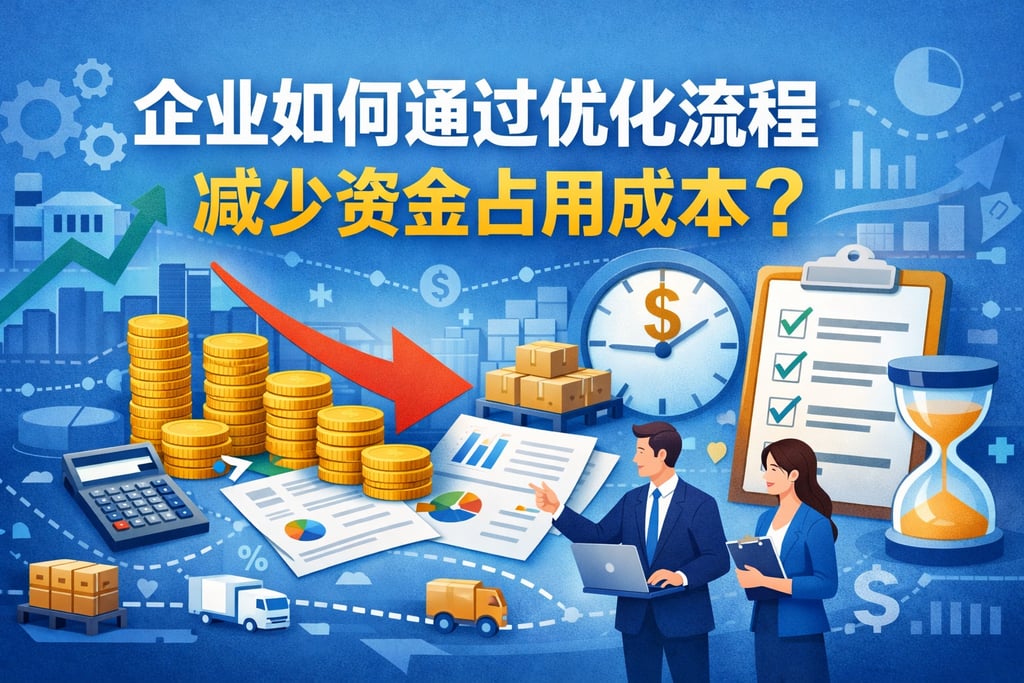 企业如何通过优化流程减少资金占用成本？
