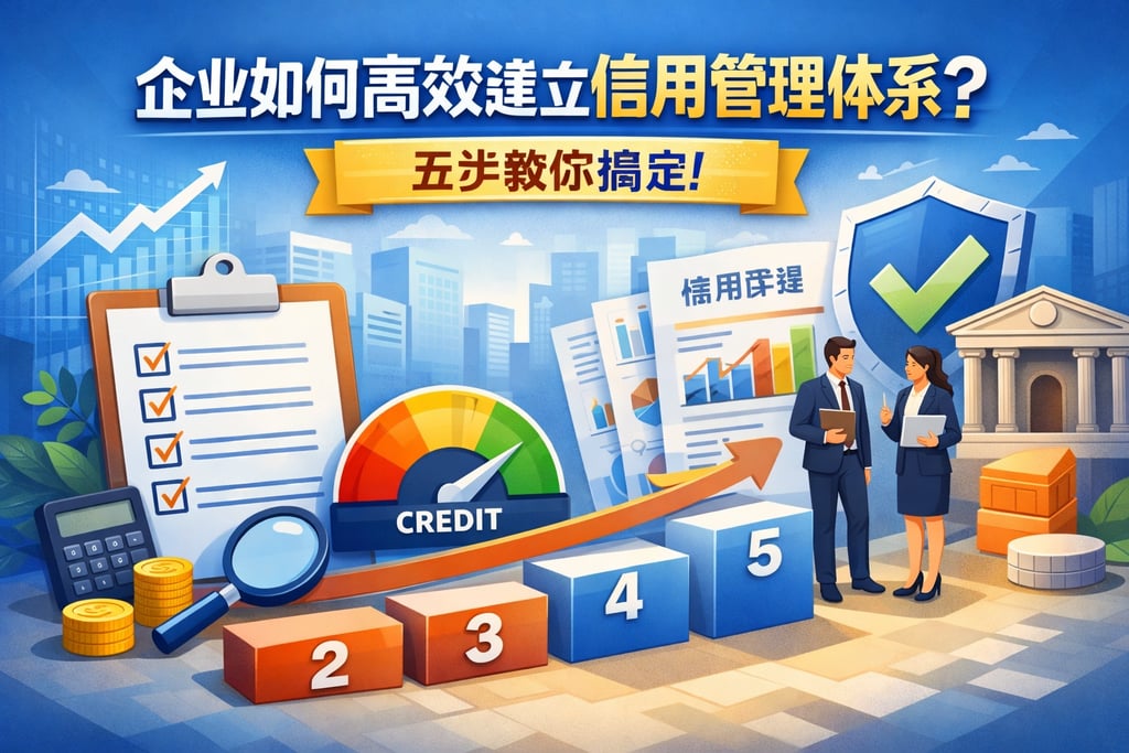 企业如何高效建立信用管理体系？五步教你搞定