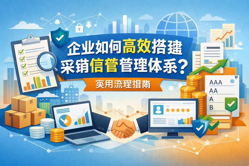 企业如何高效搭建采销信誉管理体系？实用流程指南