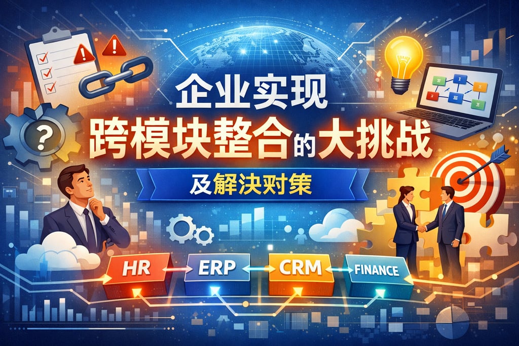 企业实现跨模块整合的十大挑战及解决对策
