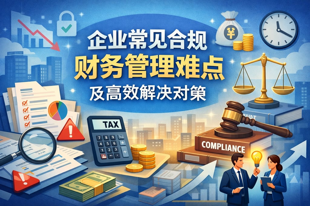 企业常见合规财务管理难点及高效解决对策