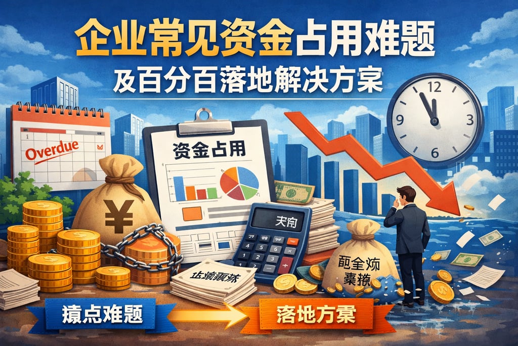 企业常见资金占用难题及百分百落地解决方案