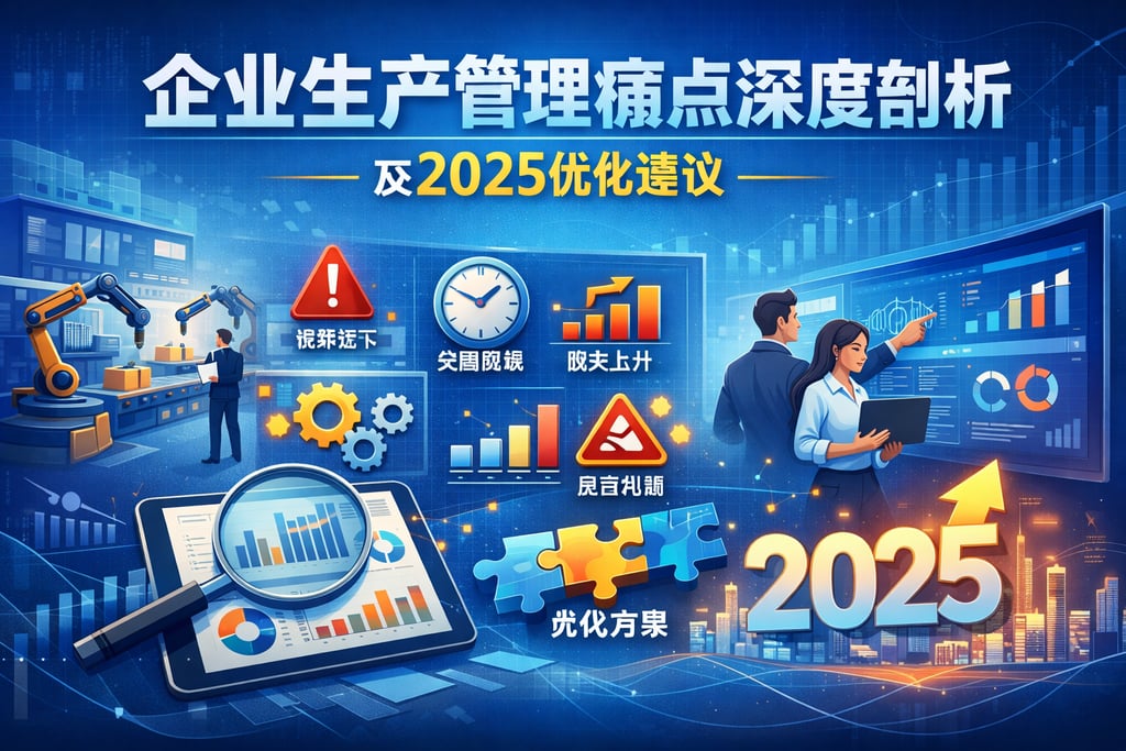 企业生产管理痛点深度剖析及2025优化建议