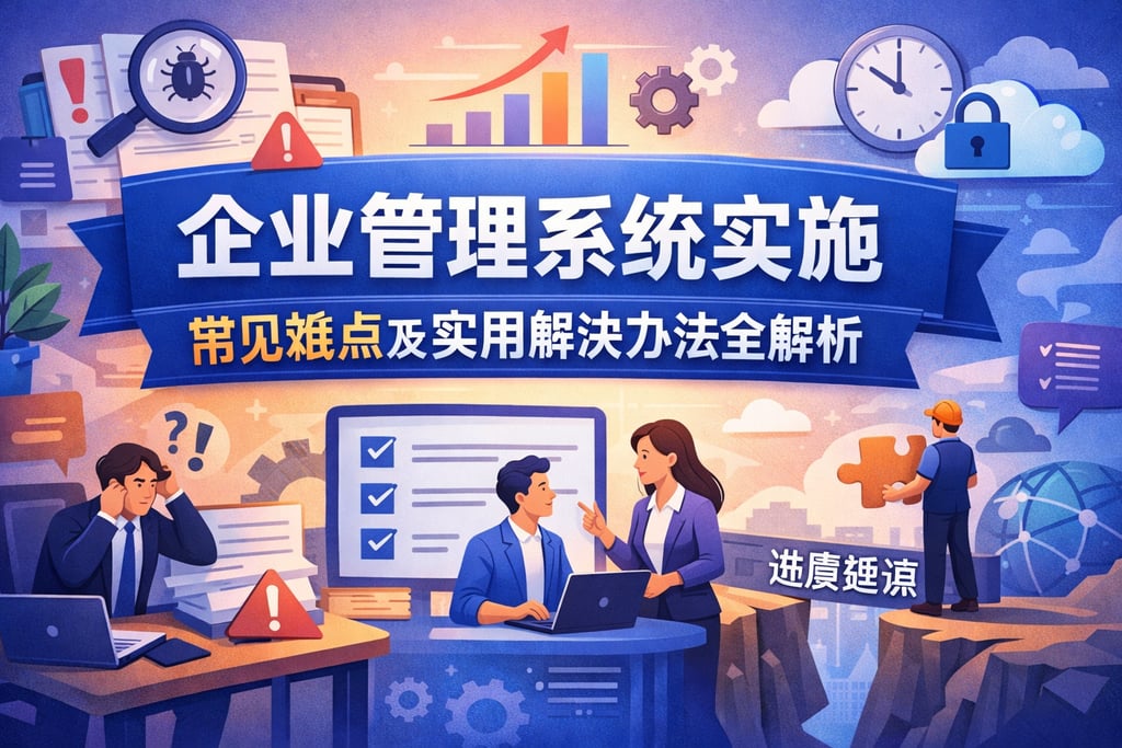 企业管理系统实施常见难点及实用解决办法全解析