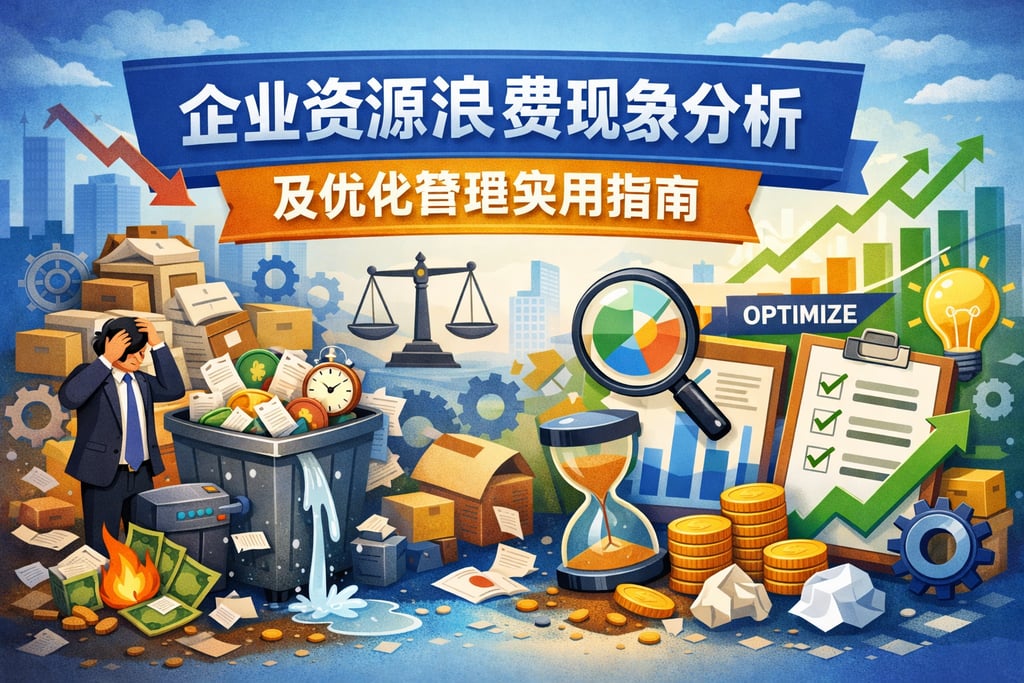 企业资源浪费现象分析及优化管理实用指南