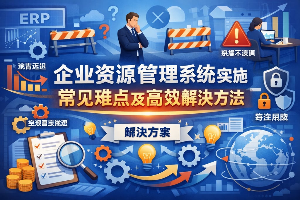 企业资源管理系统实施常见难点及高效解决方法