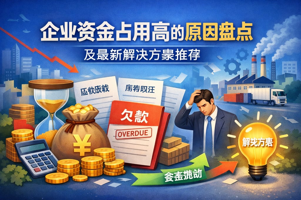 企业资金占用高的原因盘点及最新解决方案推荐