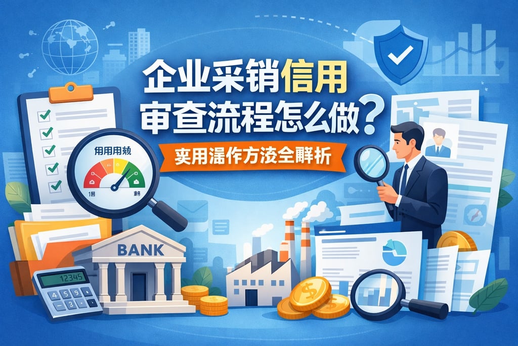 企业采销信用审查流程怎么做？实用操作方法全解析