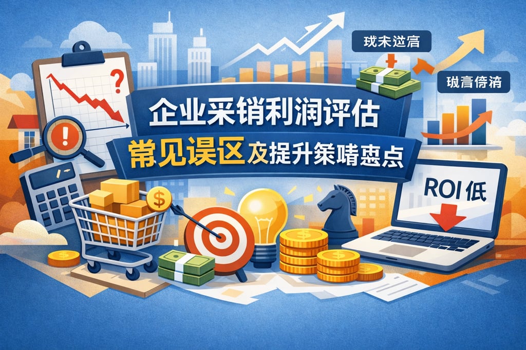 企业采销利润评估常见误区及提升策略盘点