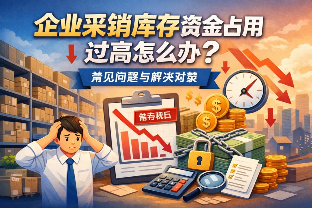 企业采销库存资金占用过高怎么办？常见问题与解决对策