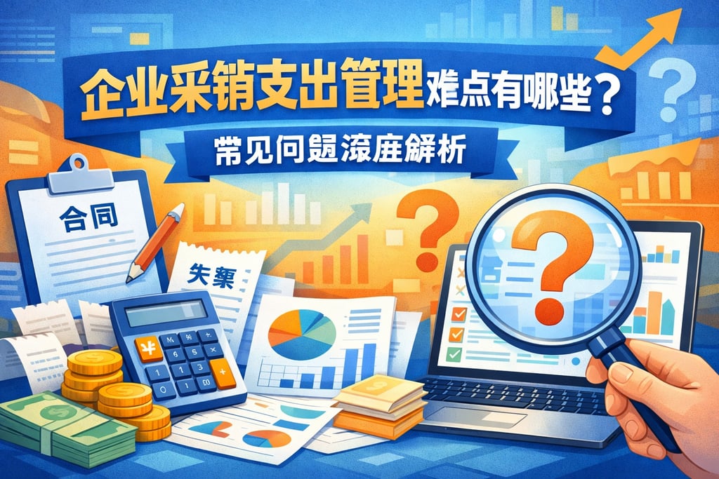 企业采销支出管理难点有哪些？常见问题深度解析