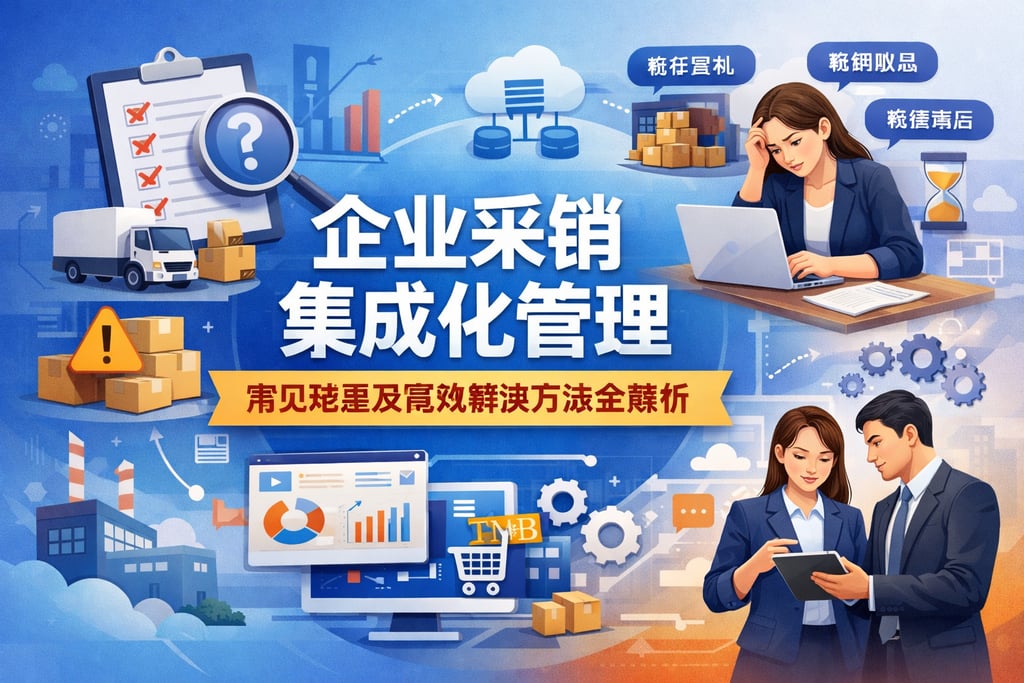 企业采销集成化管理常见难题及高效解决方法全解析