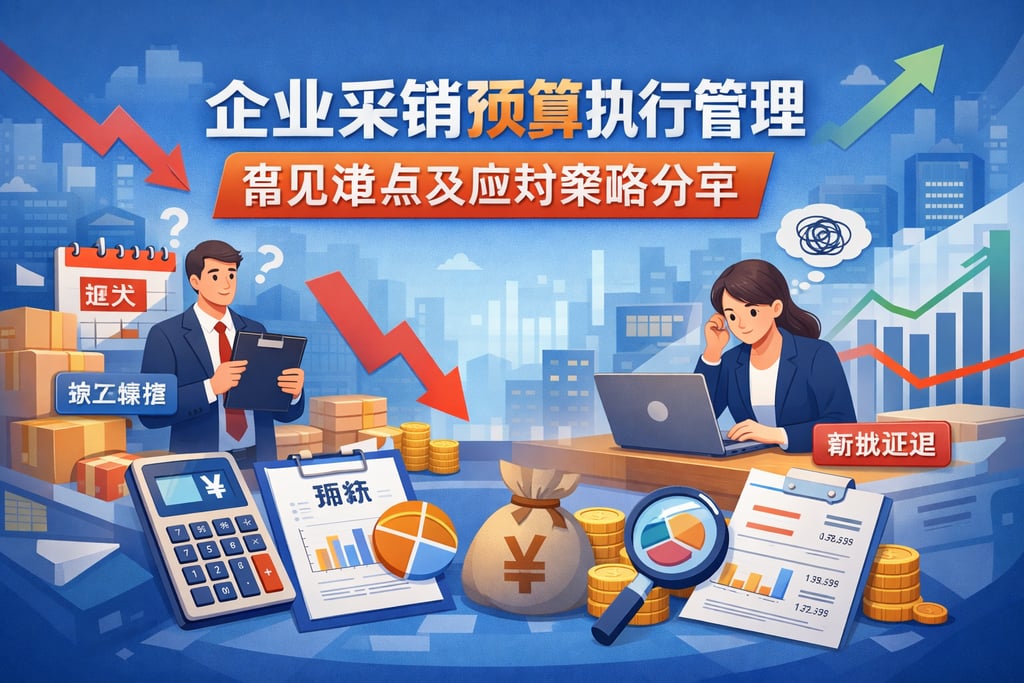 企业采销预算执行管理常见难点及应对策略分享
