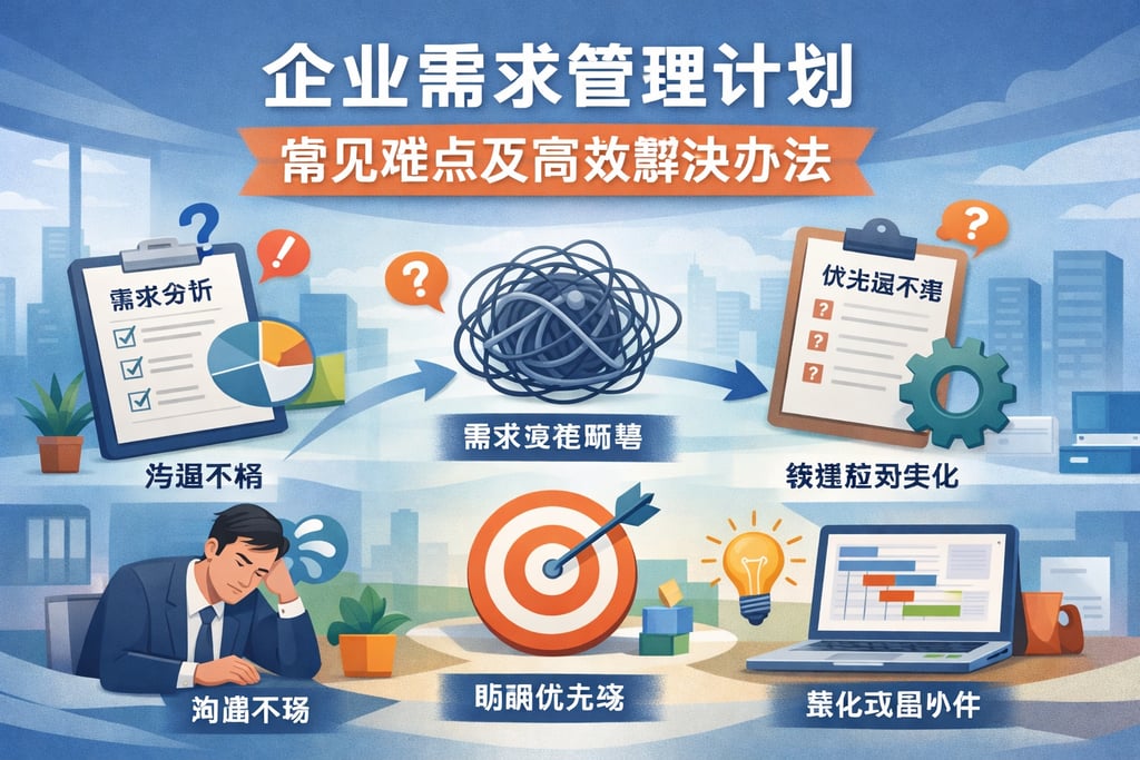 企业需求管理计划常见难点及高效解决办法