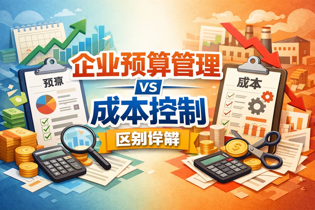 企业预算管理与成本控制区别详解，避免混淆
