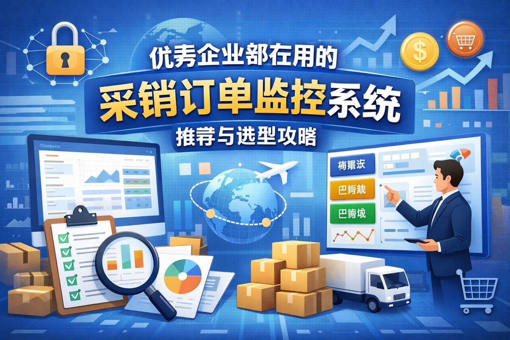 优秀企业都在用的采销订单监控系统推荐与选型攻略