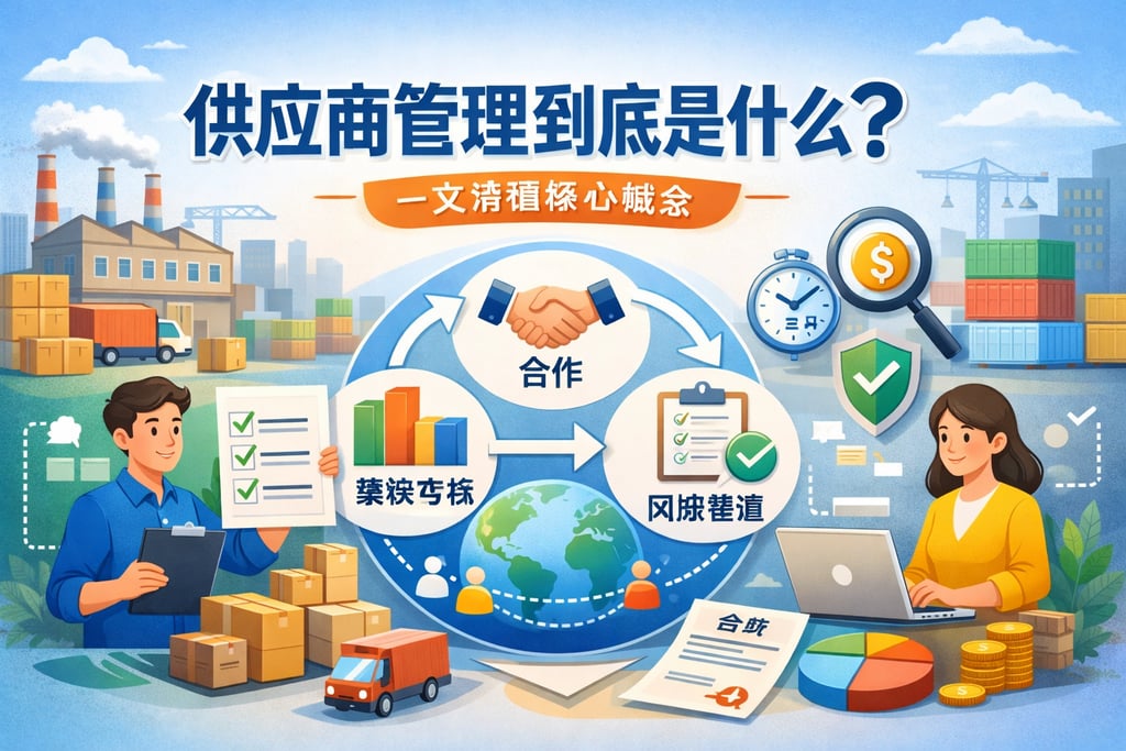 供应商管理到底是什么？一文读懂核心概念