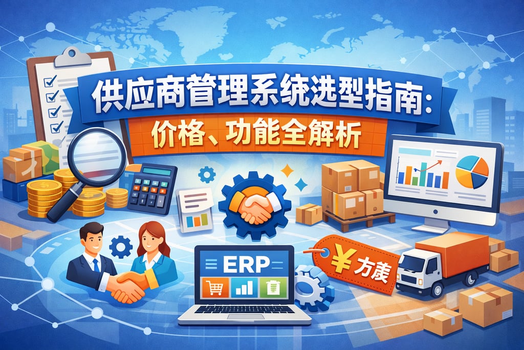 供应商管理系统选型指南：价格、功能全解析