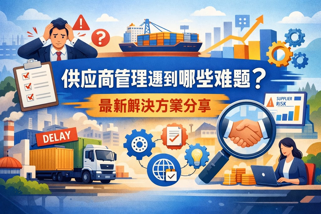 供应商管理遇到哪些难题？最新解决方案分享