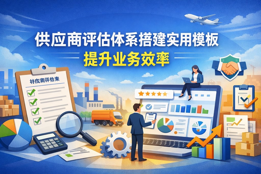 供应商评估体系搭建实用模板，提升业务效率