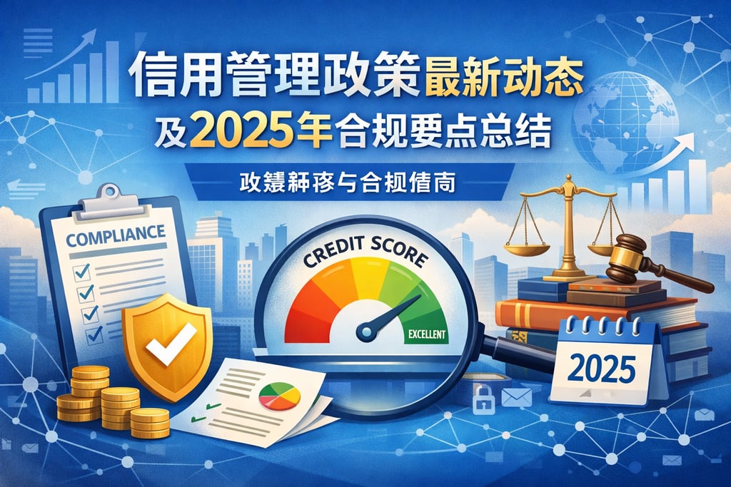 信用管理政策最新动态及2025年合规要点总结