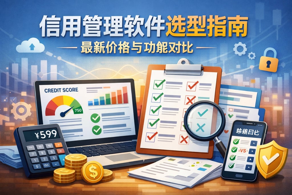 信用管理软件选型指南：最新价格与功能对比