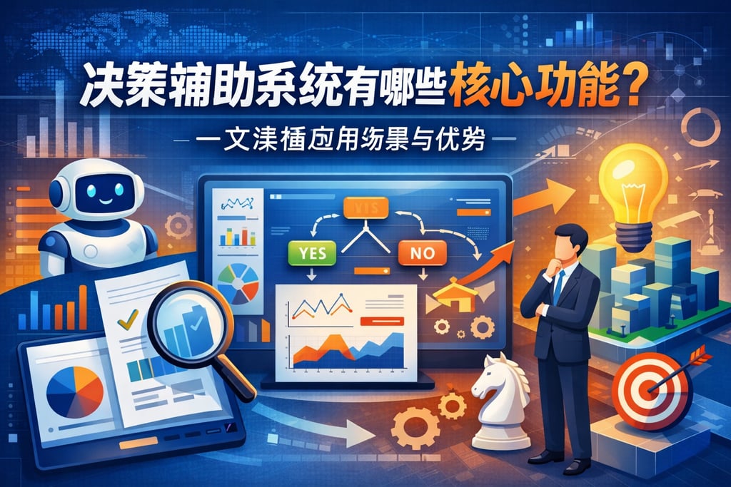 决策辅助系统有哪些核心功能？一文读懂应用场景与优势