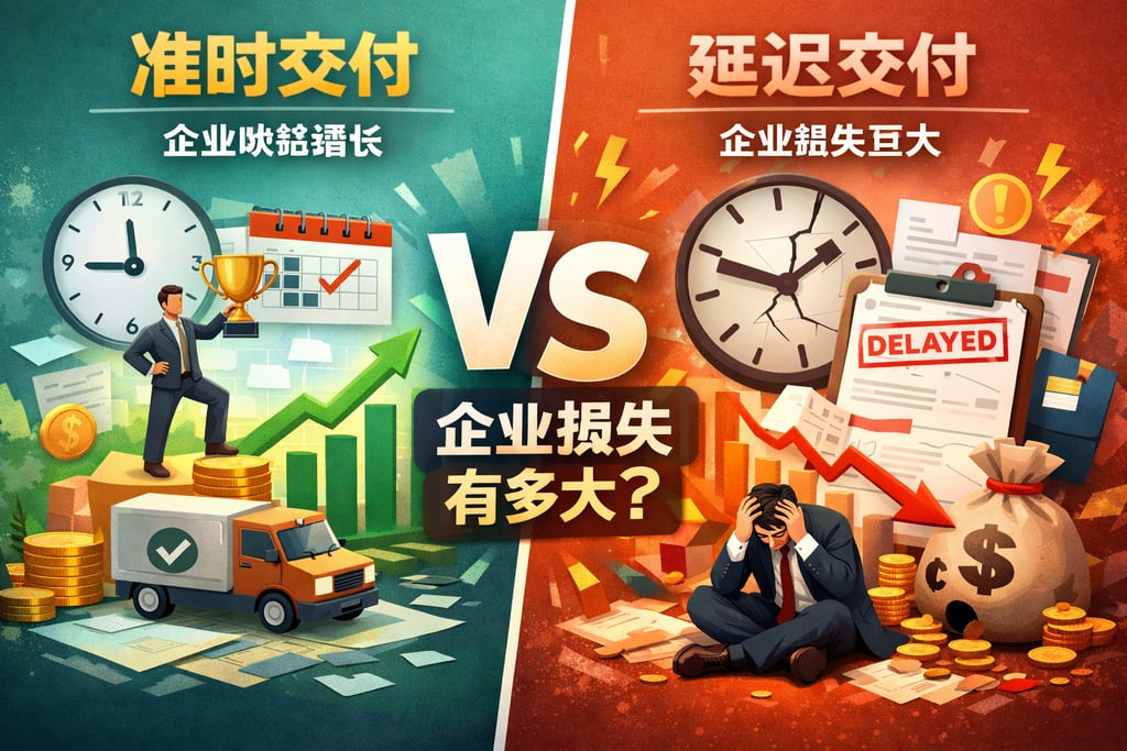 准时交付与延迟交付对比分析：企业损失有多大
