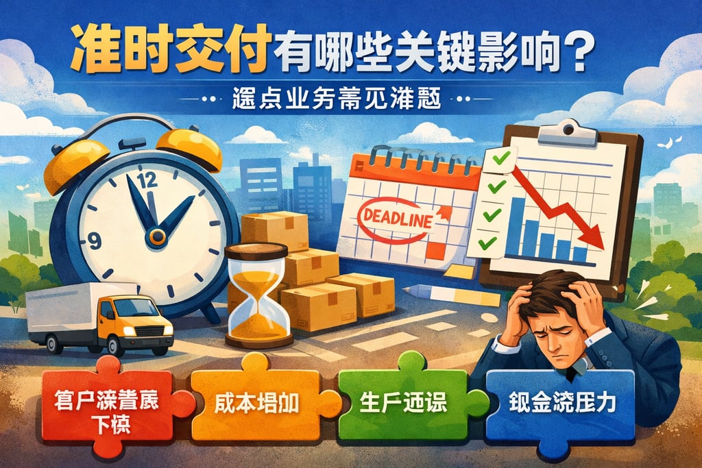 准时交付有哪些关键影响？盘点业务常见难题