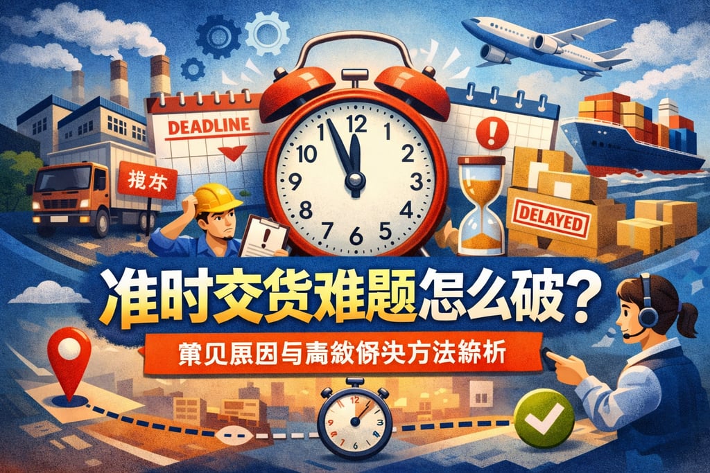 准时交货难题怎么破？常见原因与高效解决方法解析