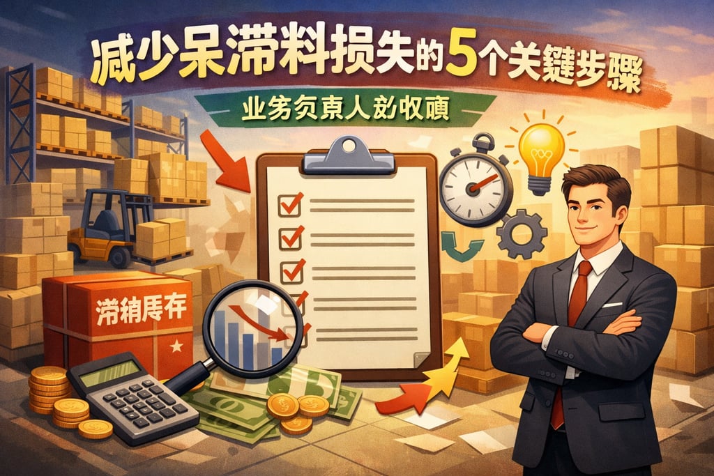 减少呆滞料损失的五个关键步骤，业务负责人必收藏