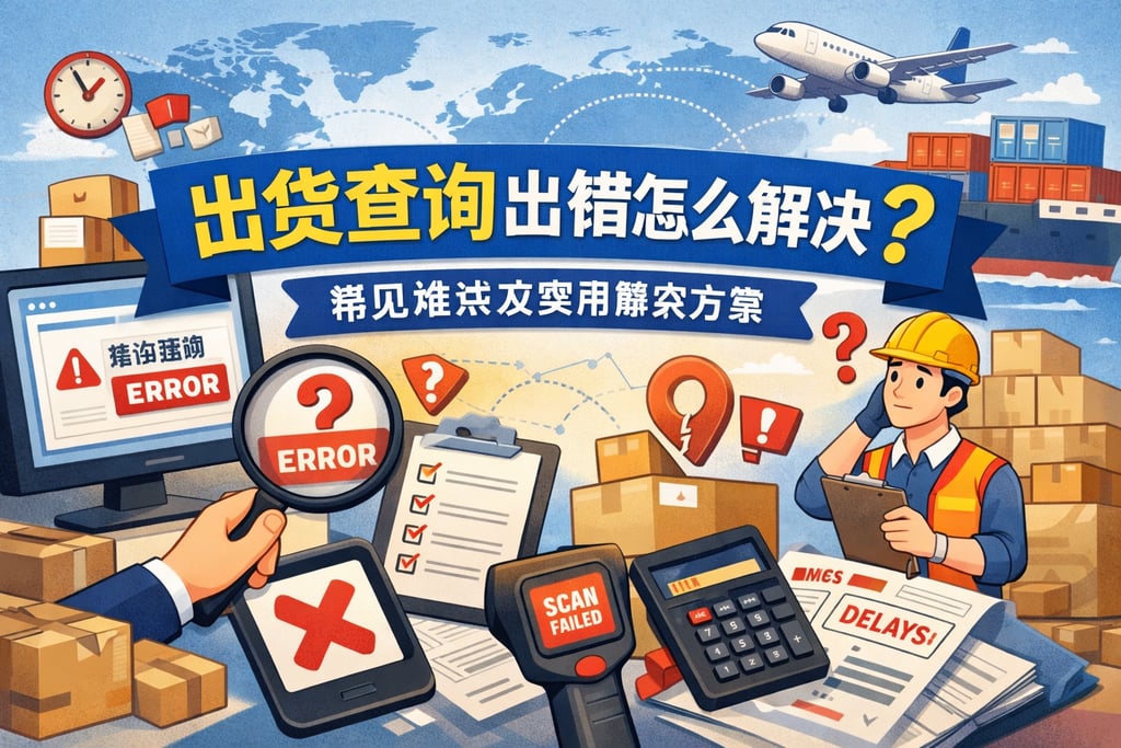 出货查询出错怎么解决？常见难点及实用解决方案