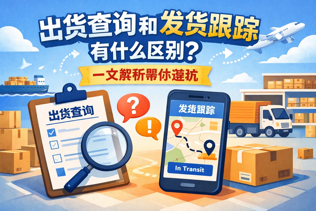 出货查询和发货跟踪有什么区别？一文解析帮你避坑