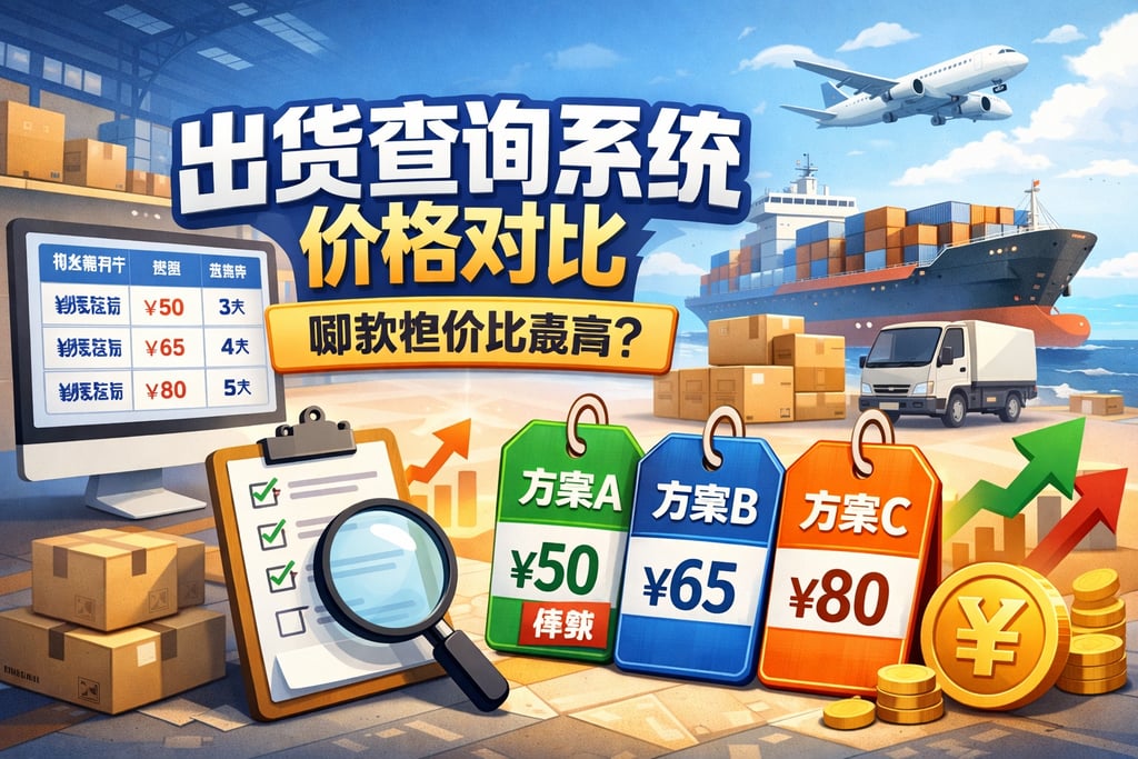 出货查询系统价格对比，哪款性价比最高？