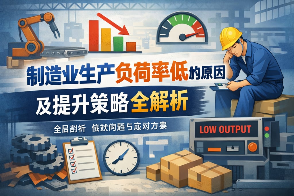 制造业生产负荷率低的原因及提升策略全解析