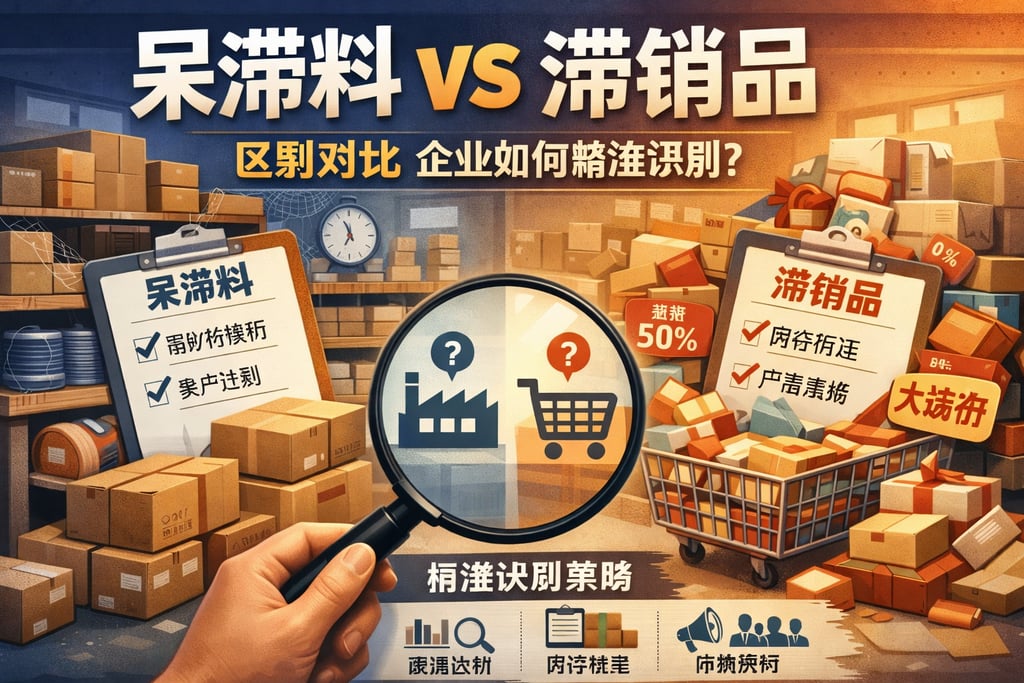 呆滞料与滞销品区别对比，企业如何精准识别