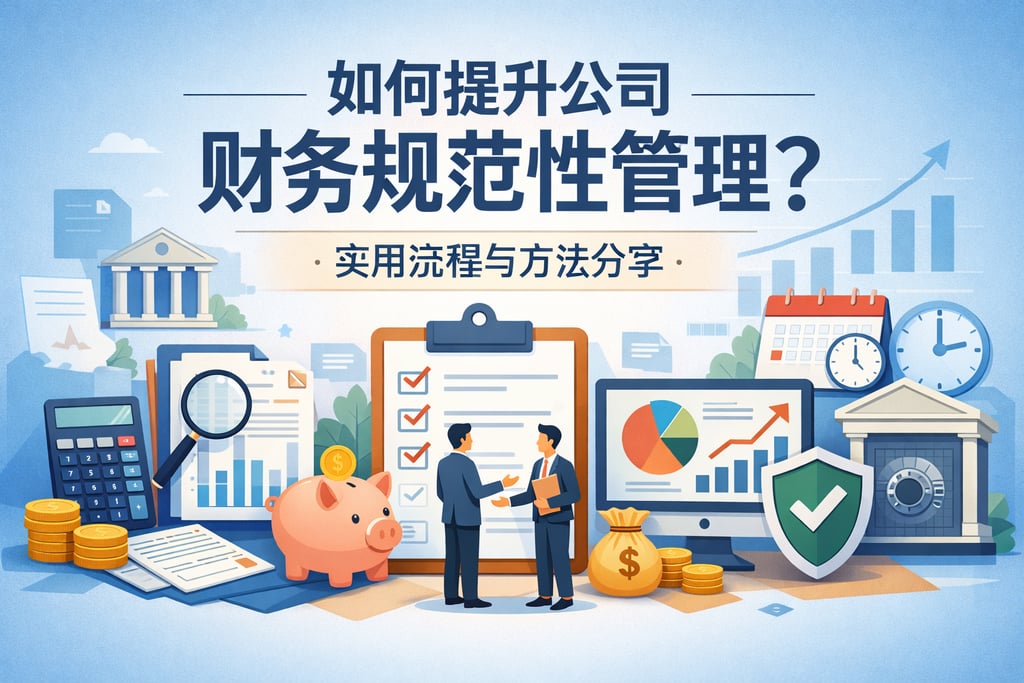 如何提升公司财务规范性管理？实用流程与方法分享