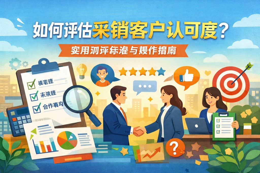 如何评估采销客户认可度？实用测评标准与操作指南