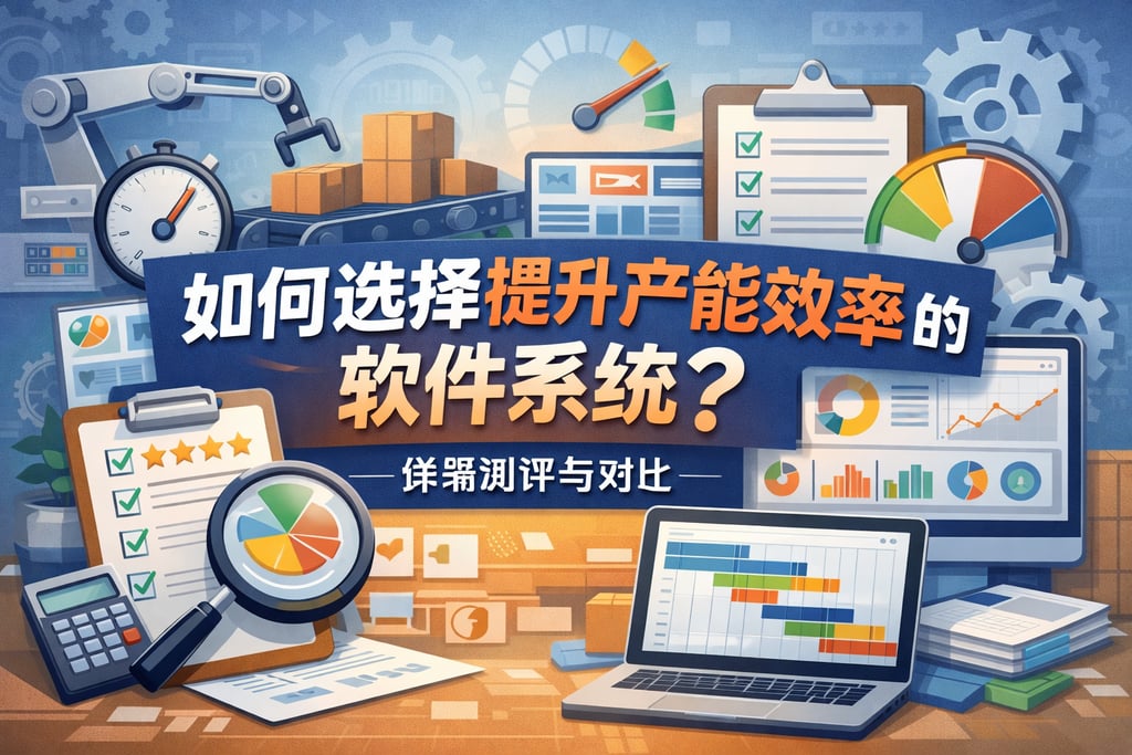 如何选择提升产能效率的软件系统？详细测评与对比