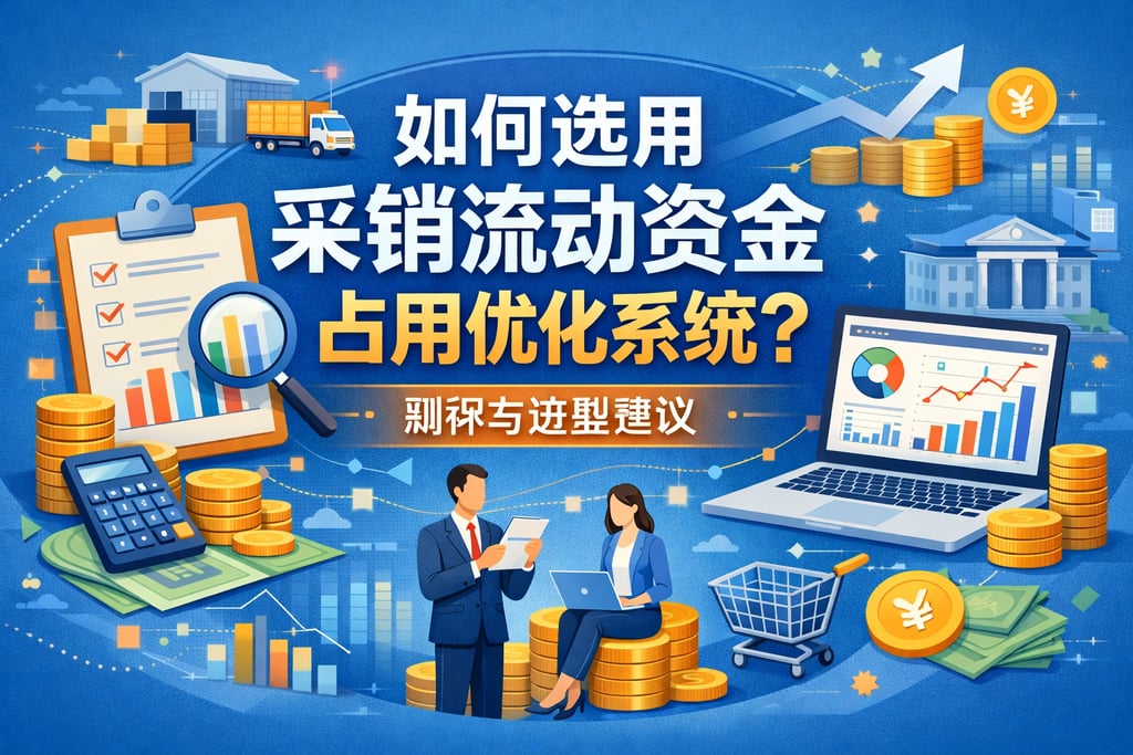 如何选用采销流动资金占用优化系统？测评与选型建议