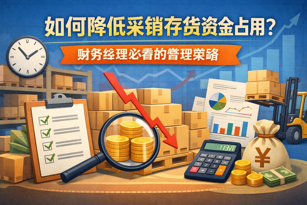 如何降低采销存货资金占用？财务经理必看的管理策略